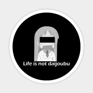 Hakase - Life is not daijoubu - series 1 - white Magnet